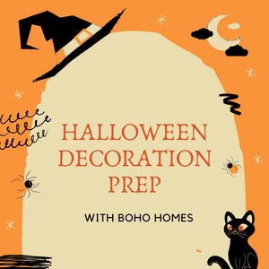 Halloween Decoration Prep With Boho Homes - Handmade Products